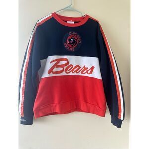 Chicago Bears Mitchell & Ness Throwback Leading Scorer Fleece Crew Sweatshirt